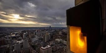 View from the roof of the Cathedral of Learning